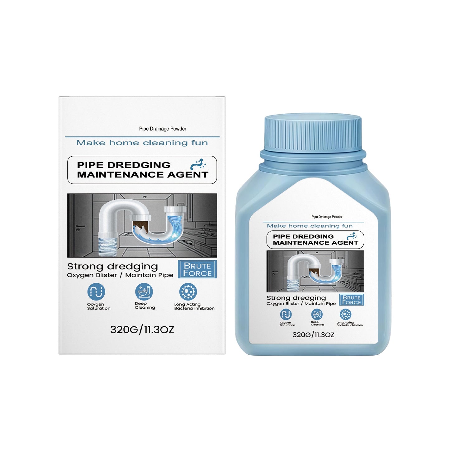 Pipe Dredging Foam Cleaner™ — Powerful Drain Unblocker