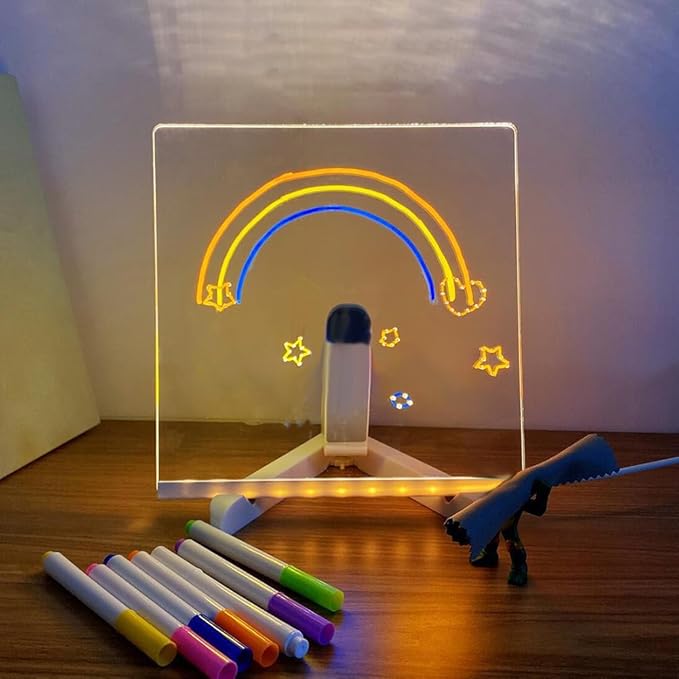 Personalized LED Erasable Acrylic Lamp for Kids