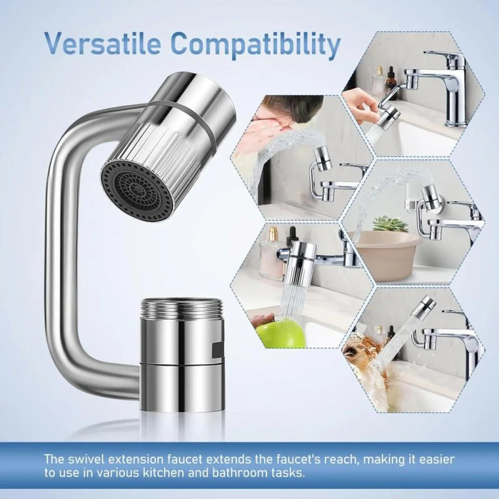 Rotatable Faucet Aerator Extension