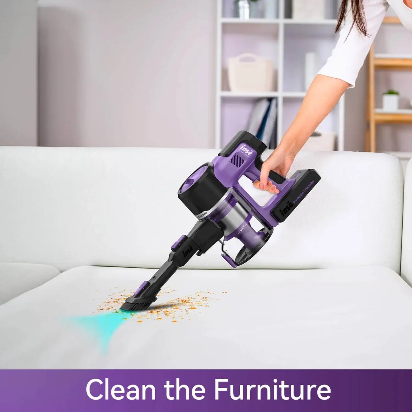 INSE 6-in-1 Cordless Vacuum Cleaner