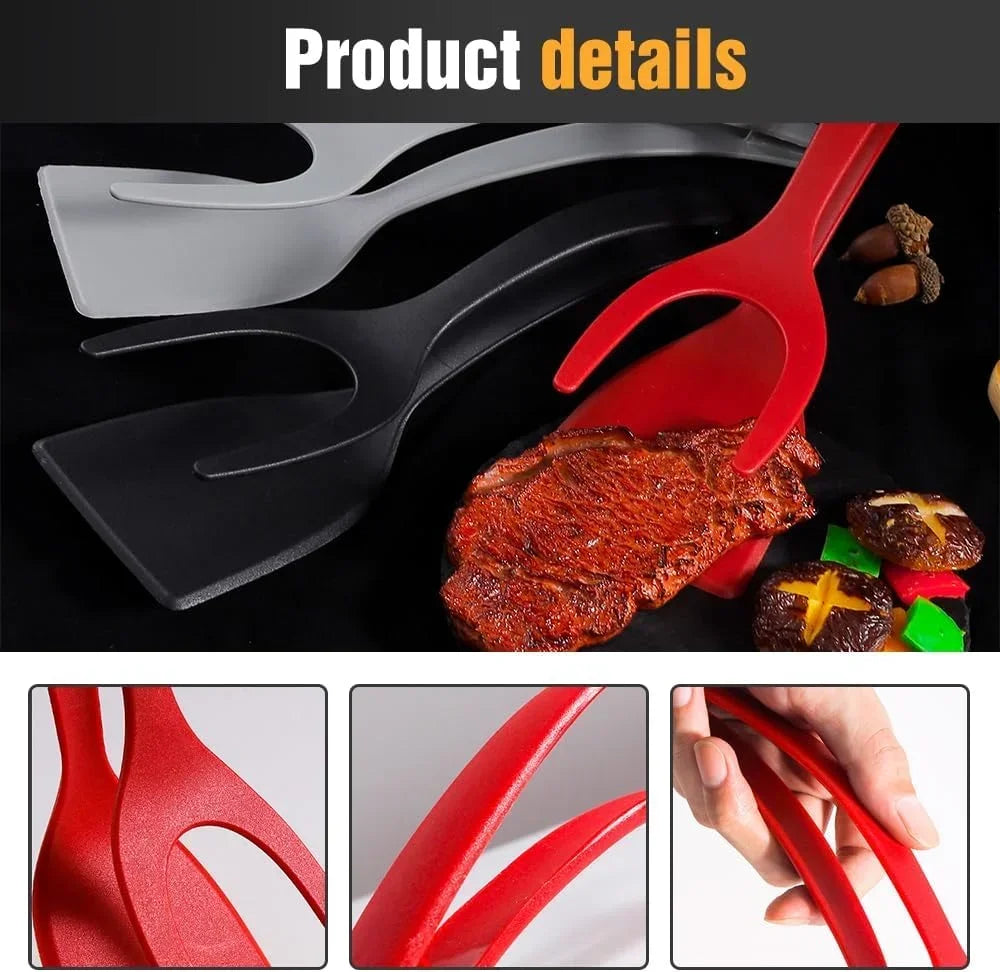 2 in 1 Grip and Flip Egg Flipper Spatula