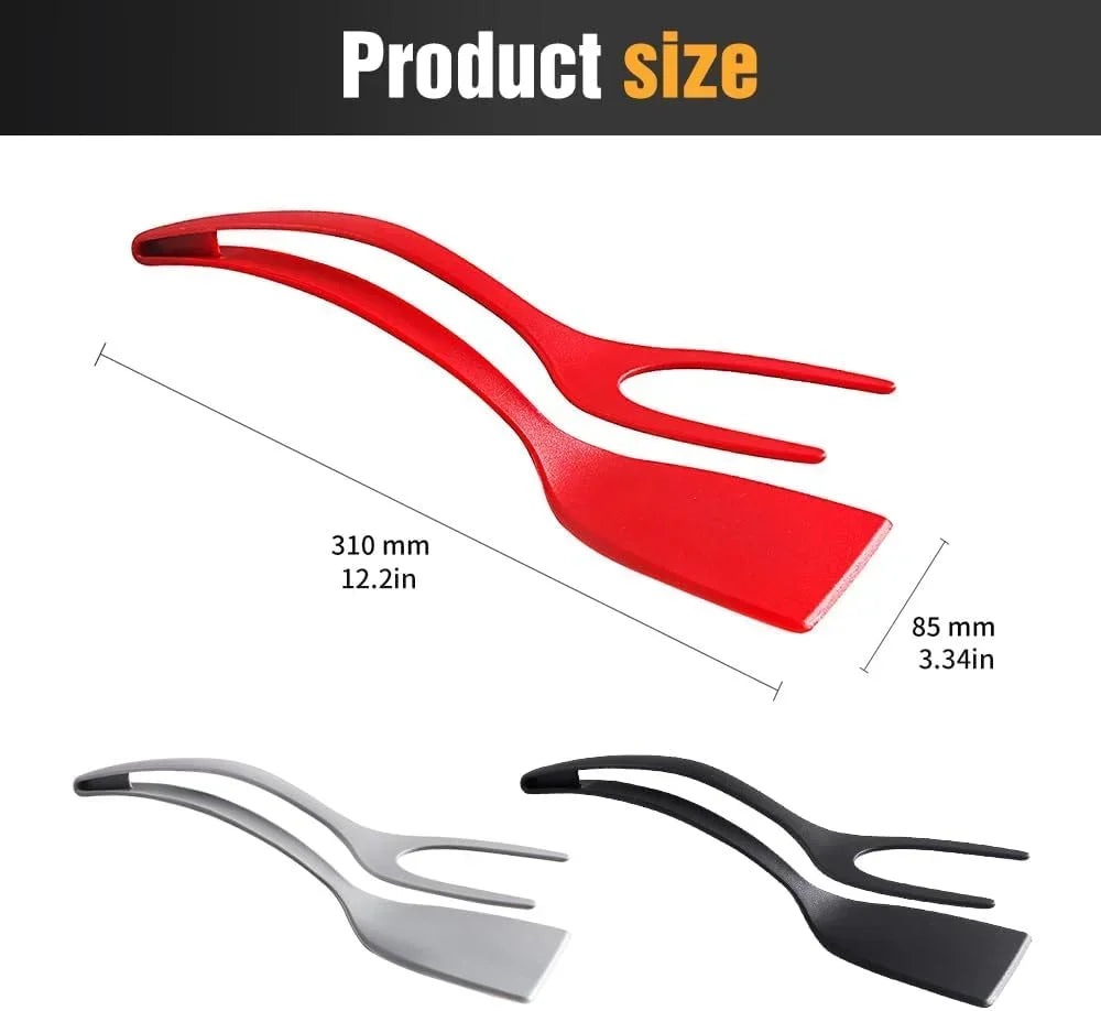 2 in 1 Grip and Flip Egg Flipper Spatula
