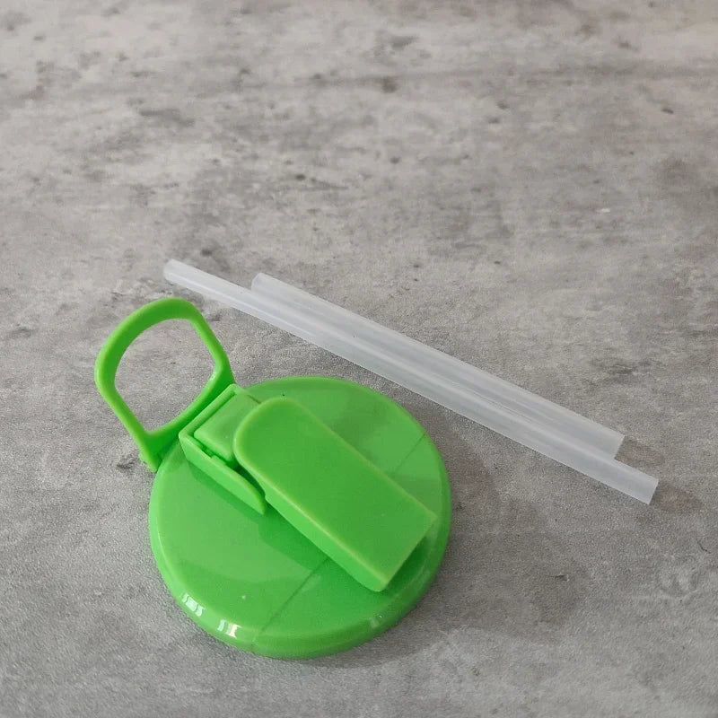 Portable Soda Can Lid and Silicone Straw