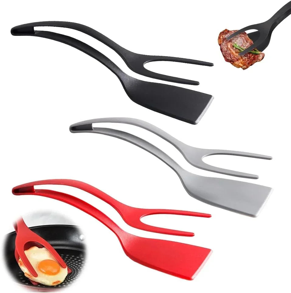 2 in 1 Grip and Flip Egg Flipper Spatula