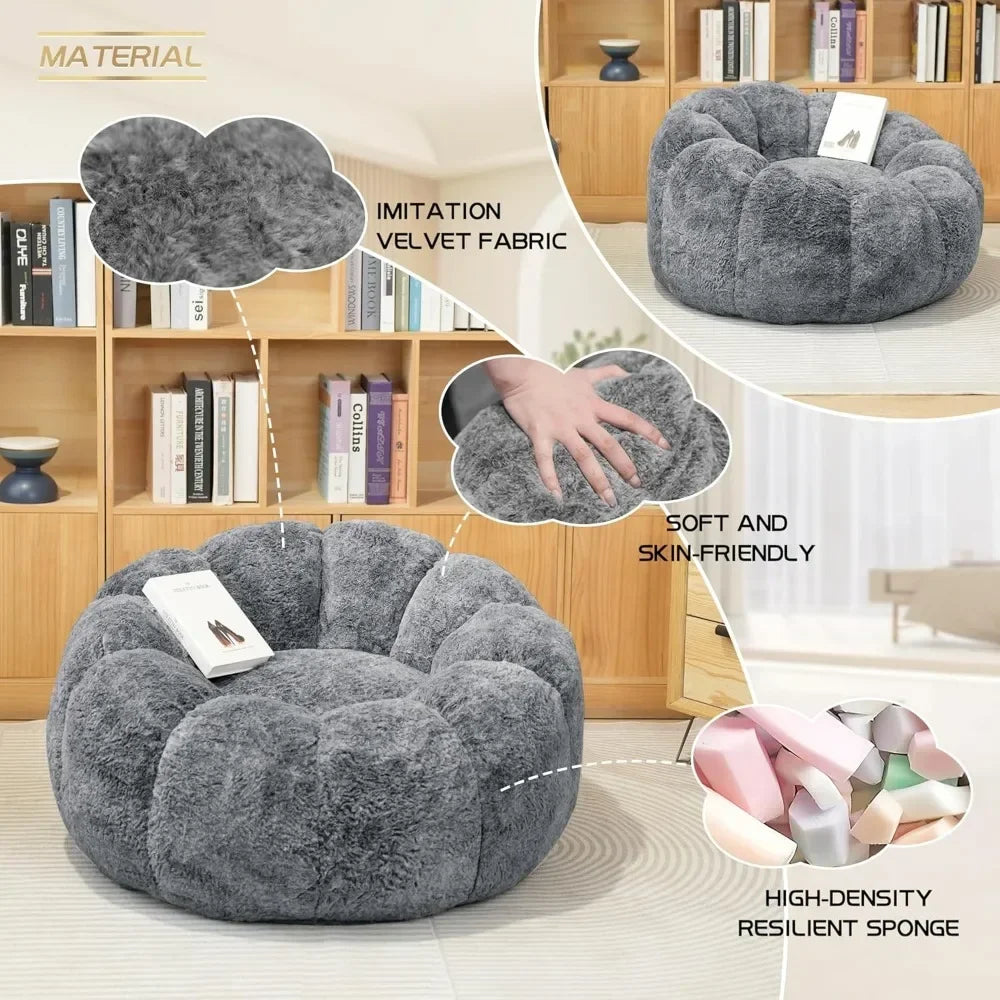 Filled Bean Bag Chair