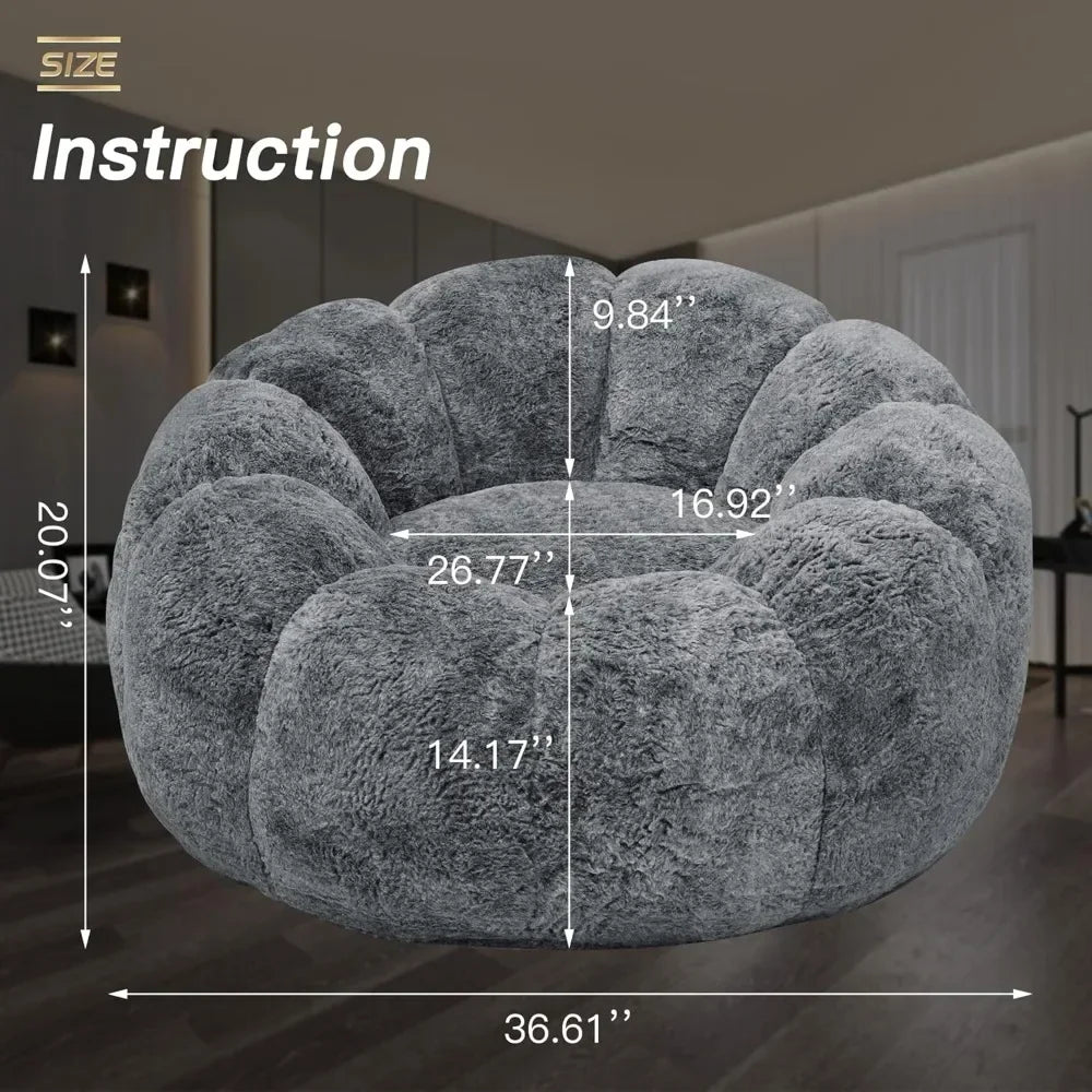 Filled Bean Bag Chair