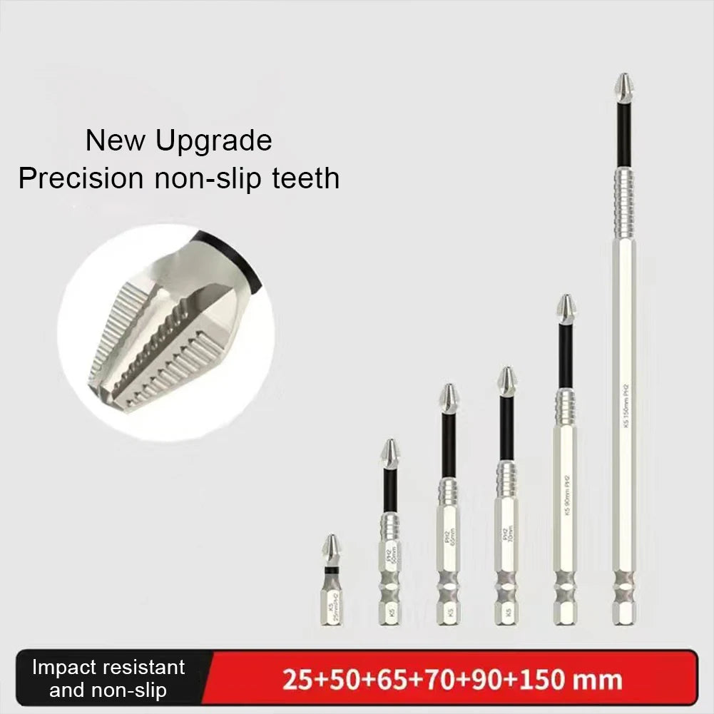 6/9 Pcs High Magnetic Screwdriver Drill Bit Kit