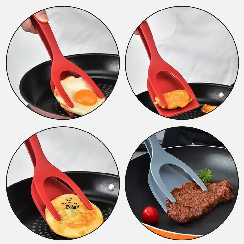 2 in 1 Grip and Flip Egg Flipper Spatula