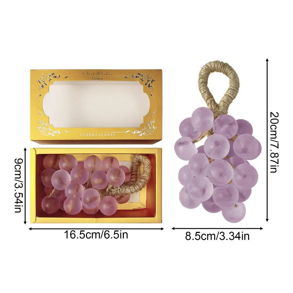 Homemade Soap Bars Grape Handwash Bar Decoration Scented Shape Soap