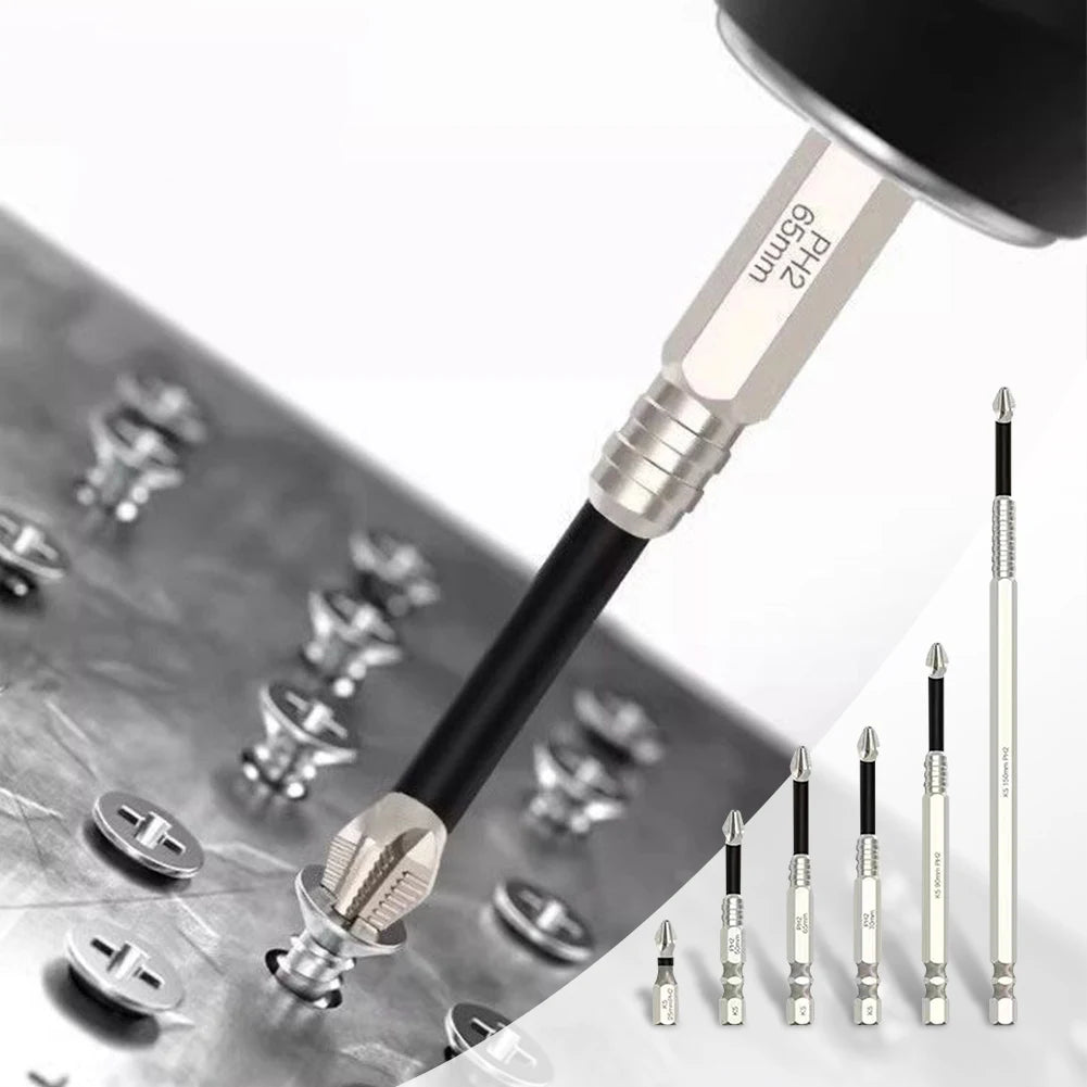 6/9 Pcs High Magnetic Screwdriver Drill Bit Kit
