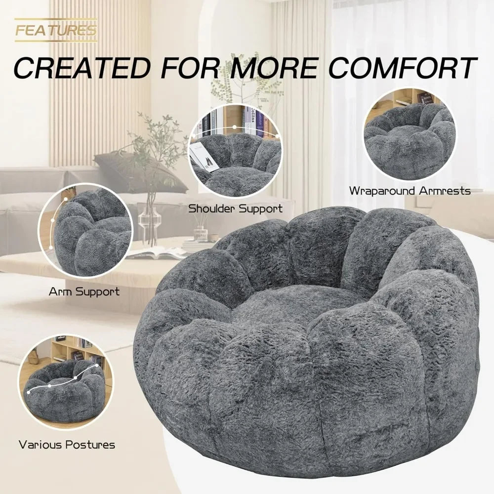 Filled Bean Bag Chair