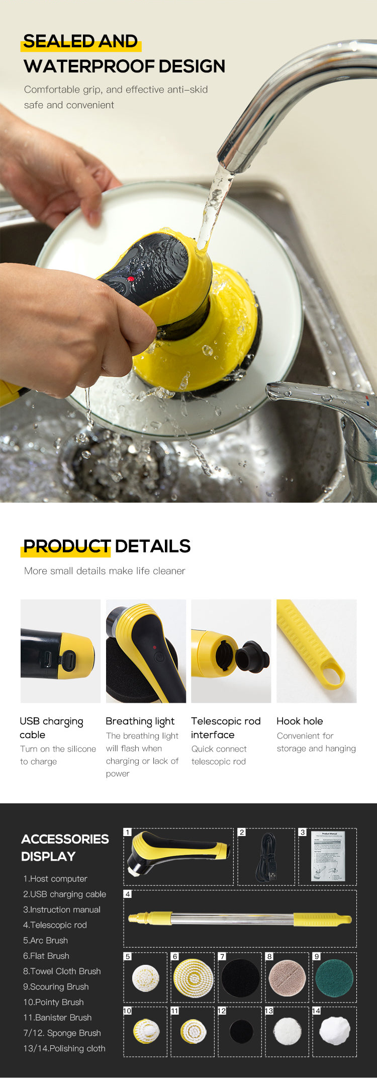 9-in-1 Electric Spin Scrubber™