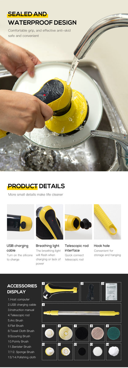 9-in-1 Electric Spin Scrubber™