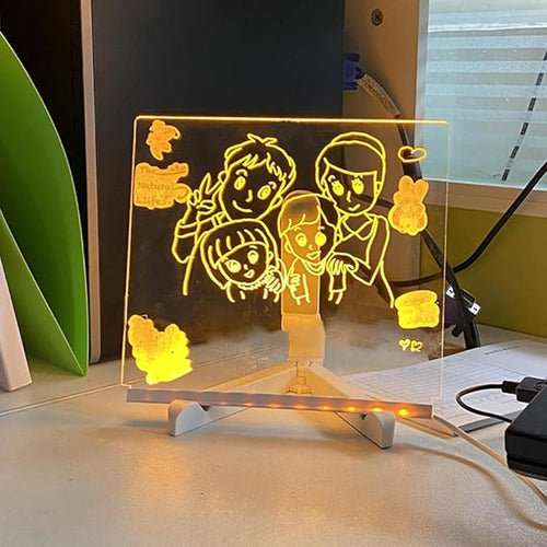 Personalized LED Erasable Acrylic Lamp for Kids