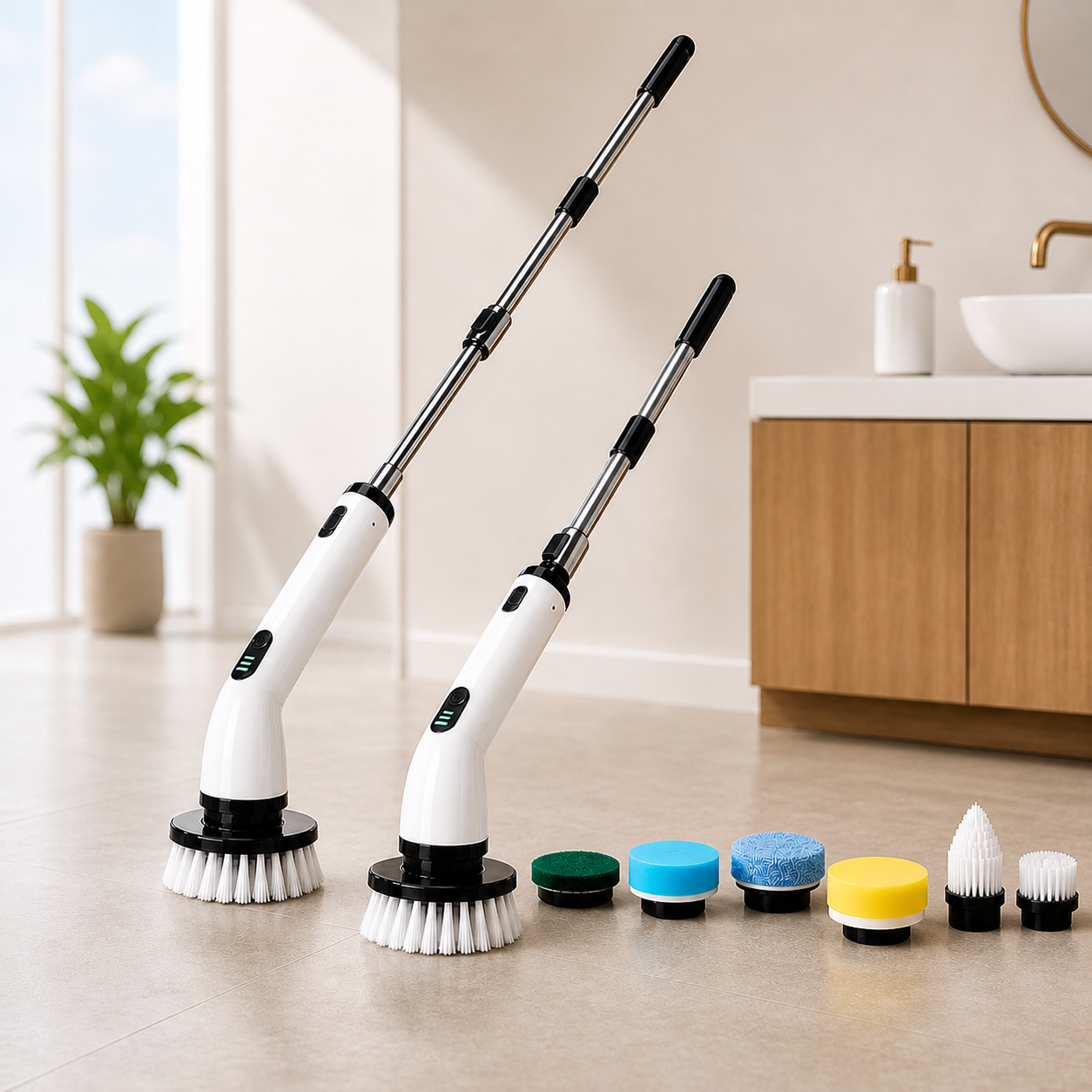 Cordless Electric Scrubber 9-in-1