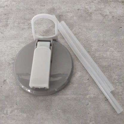 Portable Soda Can Lid and Silicone Straw