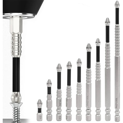 6/9 Pcs High Magnetic Screwdriver Drill Bit Kit