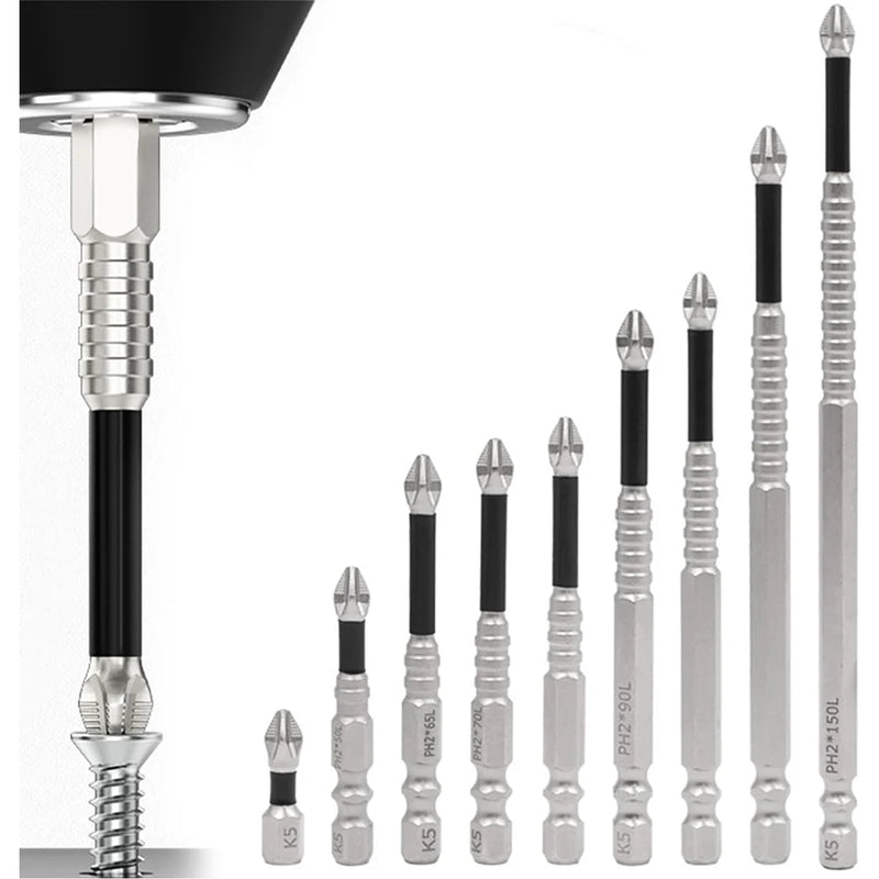 6/9 Pcs High Magnetic Screwdriver Drill Bit Kit