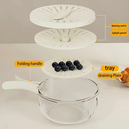 Veggie Washing Bowl with Lid