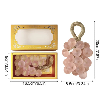 Homemade Soap Bars Grape Handwash Bar Decoration Scented Shape Soap