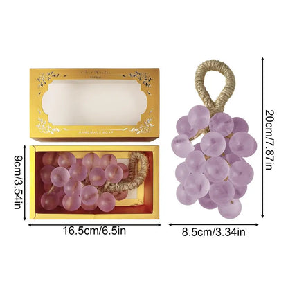 Homemade Soap Bars Grape Handwash Bar Decoration Scented Shape Soap