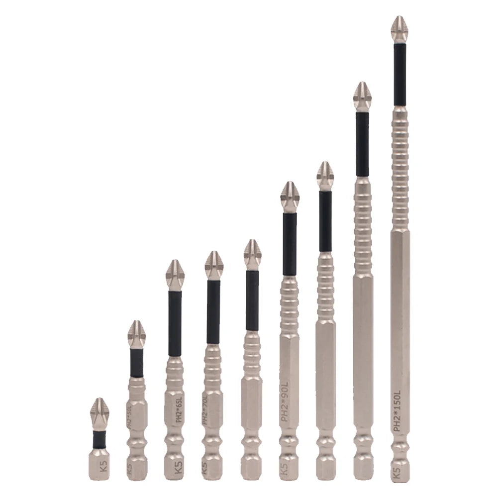6/9 Pcs High Magnetic Screwdriver Drill Bit Kit