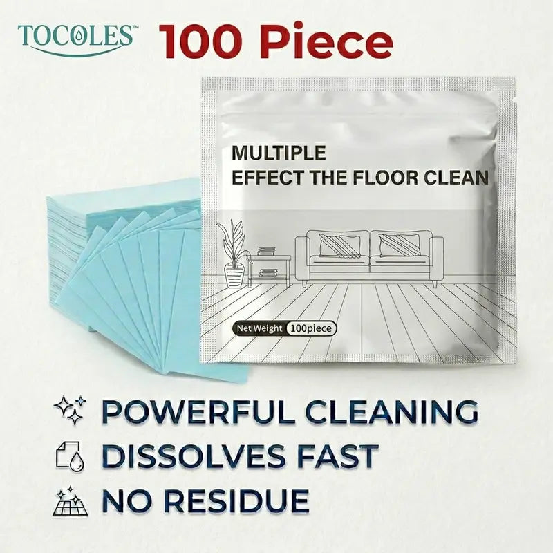Floor Cleaning Tablets — Multi-Surface Antibacterial, 200 Pack
