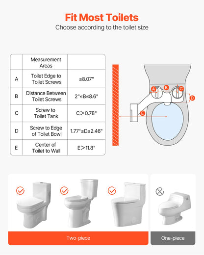 AquaJet™ Ultra-Thin Bidet Attachment