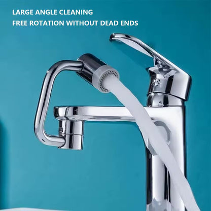 360° Rotating Faucet Aerator — Triple-Joint Swivel Extender