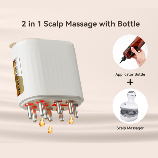 2-in-1 Electric Scalp Massager™ — Hair Growth & Oil Applicator