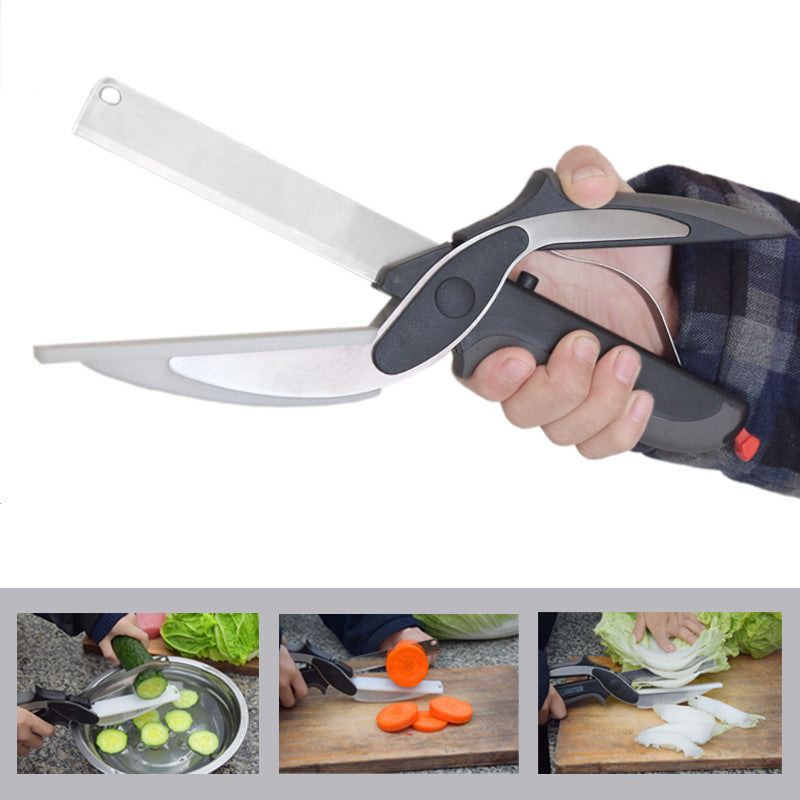 2-in-1 Kitchen Knife & Vegetable Slicer